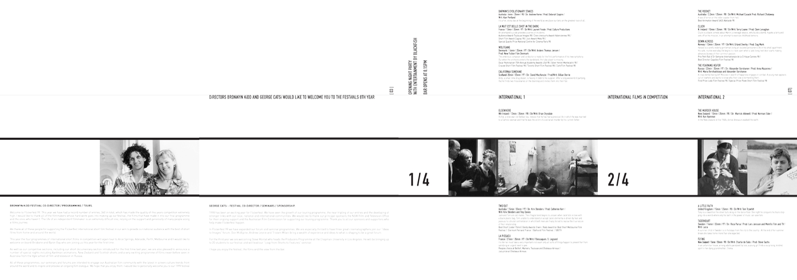 Flickerfest 99 Programme