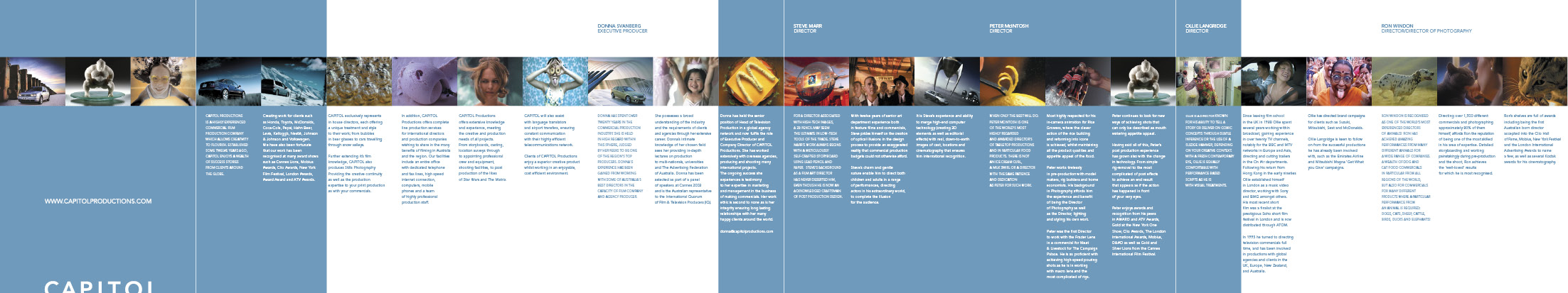 Capitol Productions 2 Promo Booklet