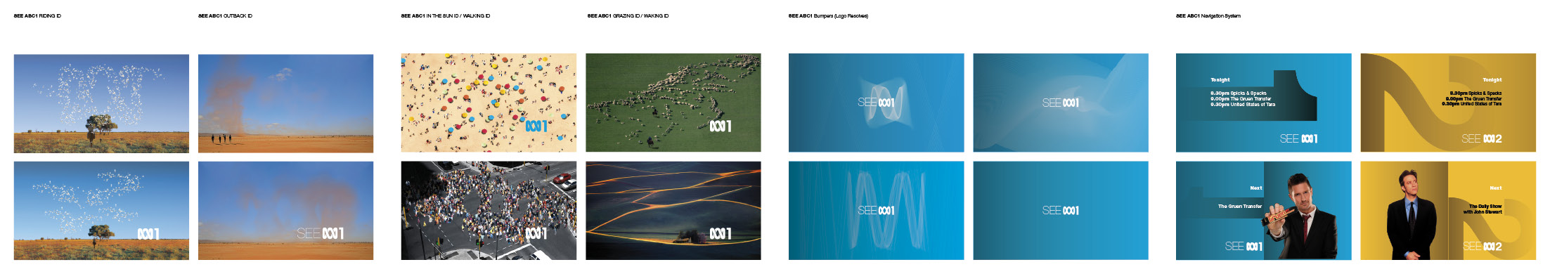 ABC TV Channel Branding Package Concept