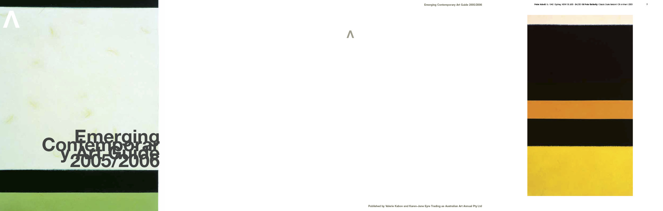 Australian Art Annual Catalogue