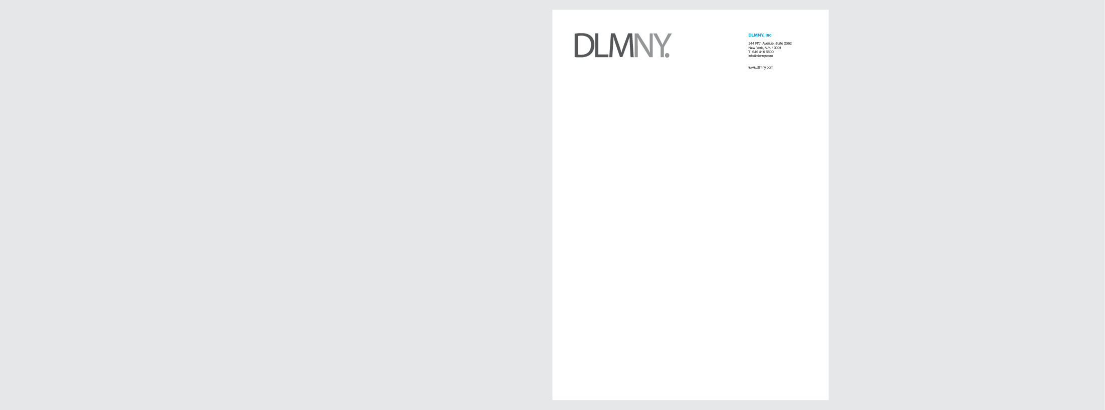 DLMNY Branding Package