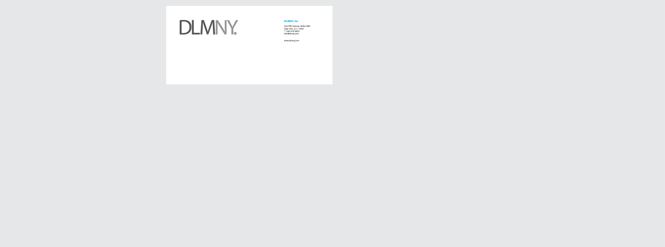 DLMNY Branding Package