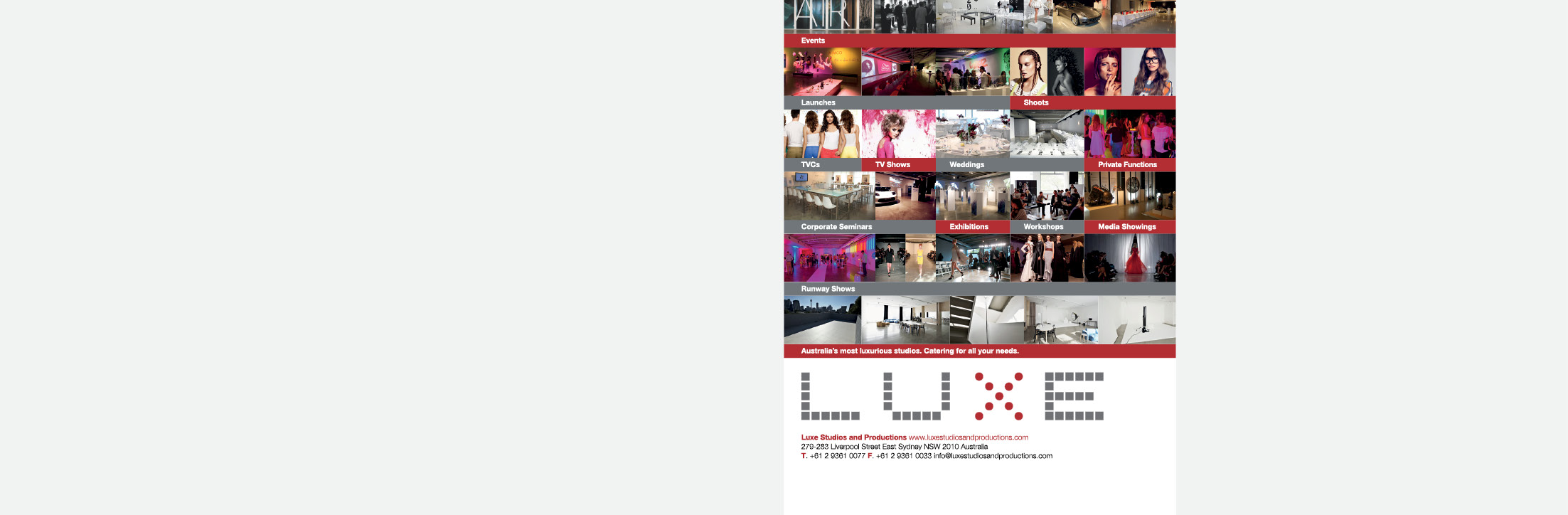 Luxe Studios Advertising