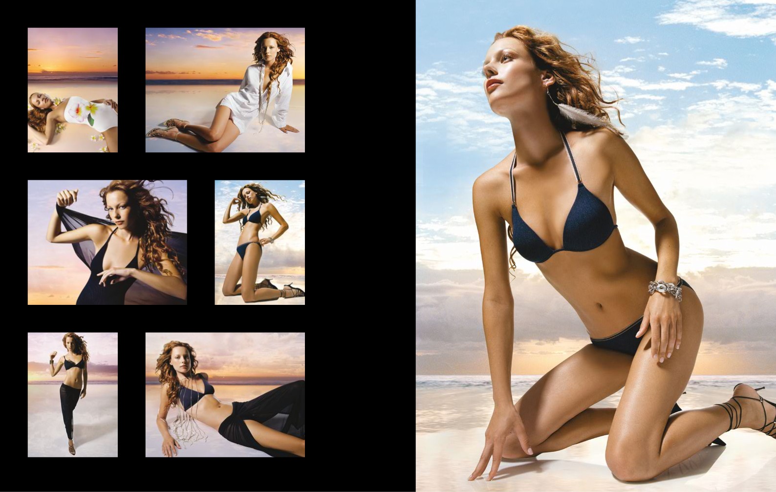 Jets Swimwear Goddess Campaign Black Label Catalogue